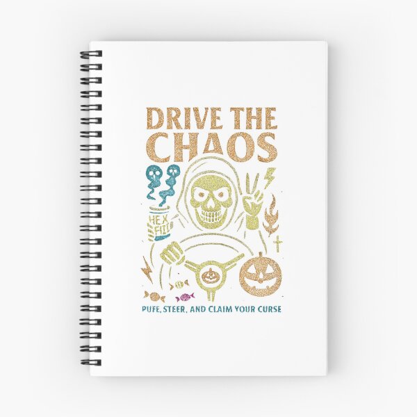 Item preview, Spooky Drivers – Skeleton Chaos Halloween Classic T-Shirt designed and sold by inkfluenceart.