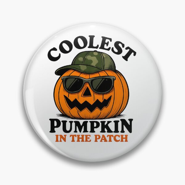 Item preview, Coolest Pumpkin in the Patch Sticker - Halloween Pumpkin with Sunglasses and Hat designed and sold by FestivityFinds.