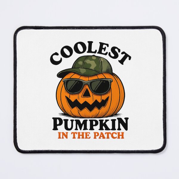 Item preview, Coolest Pumpkin in the Patch Sticker - Halloween Pumpkin with Sunglasses and Hat designed and sold by FestivityFinds.
