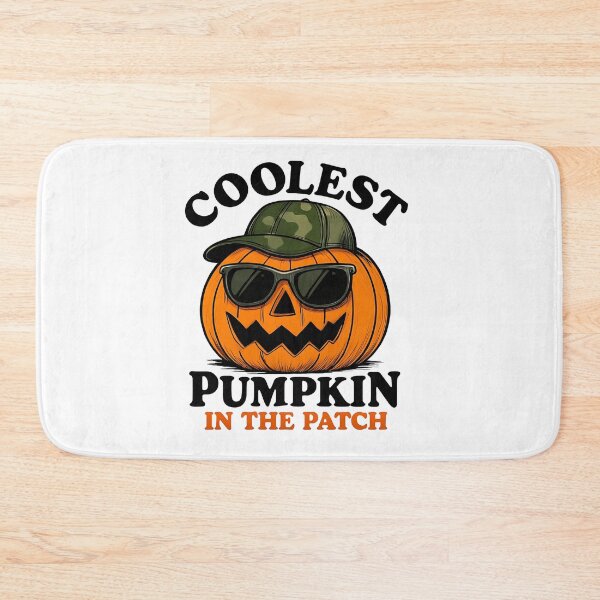 Item preview, Coolest Pumpkin in the Patch Sticker - Halloween Pumpkin with Sunglasses and Hat designed and sold by FestivityFinds.