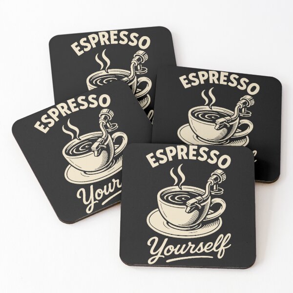 Item preview, Espresso Yourself Coffee Lovers Design designed and sold by LuminOrb.