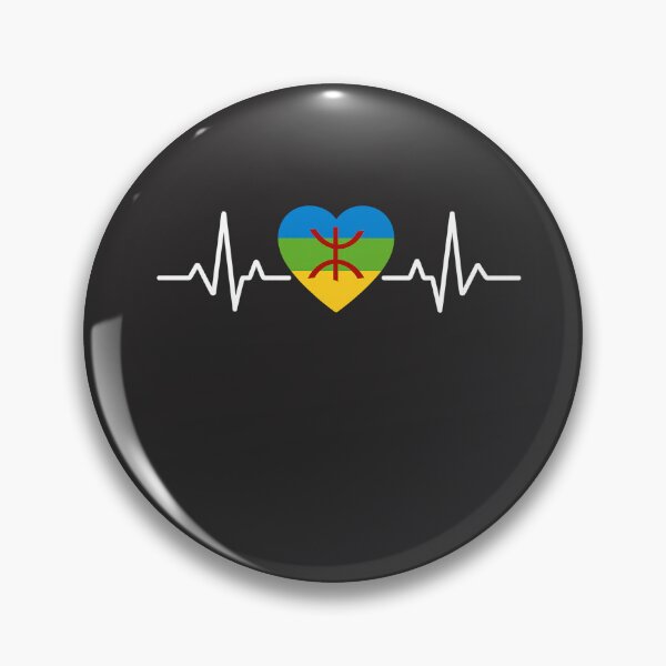 Item preview, Amazigh Heartbeat T-Shirt | Berber Pride ⵣ Flag Heritage designed and sold by tara3amran.