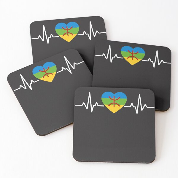Item preview, Amazigh Heartbeat T-Shirt | Berber Pride ⵣ Flag Heritage designed and sold by tara3amran.