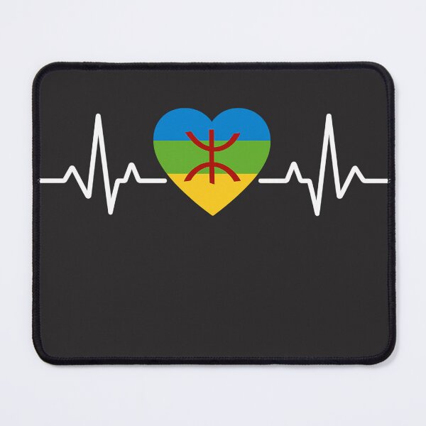 Item preview, Amazigh Heartbeat T-Shirt | Berber Pride ⵣ Flag Heritage designed and sold by tara3amran.