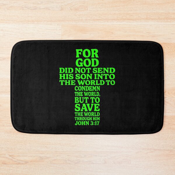 Item preview, John 3:17 For God Send His Son To Save The World Through Him designed and sold by plushism.