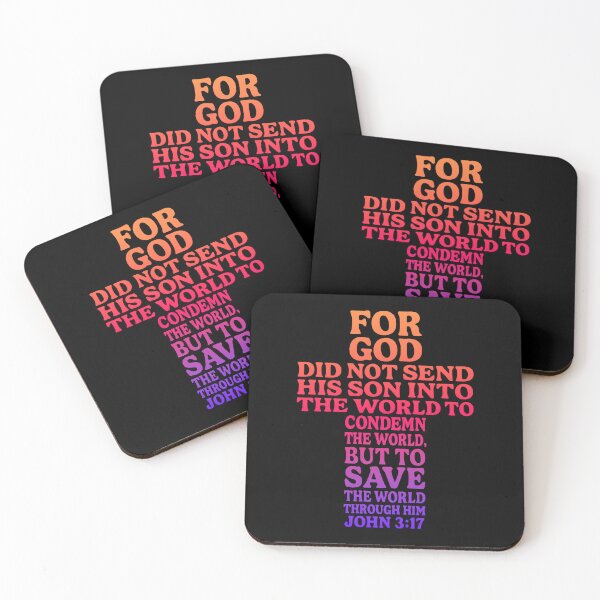 Item preview, John 3:17 For God Send His Son To Save The World Through Him designed and sold by plushism.