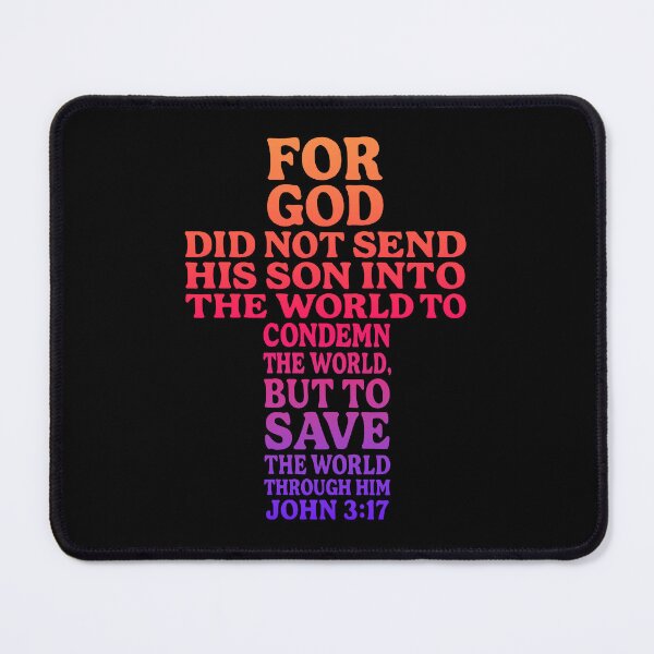 Item preview, John 3:17 For God Send His Son To Save The World Through Him designed and sold by plushism.