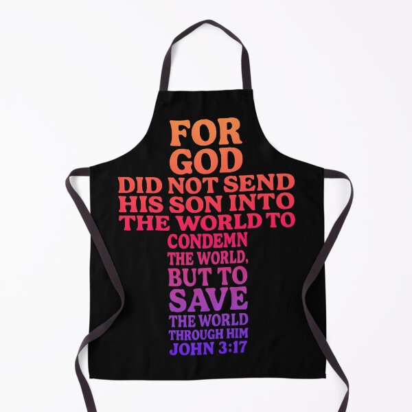 Item preview, John 3:17 For God Send His Son To Save The World Through Him designed and sold by plushism.