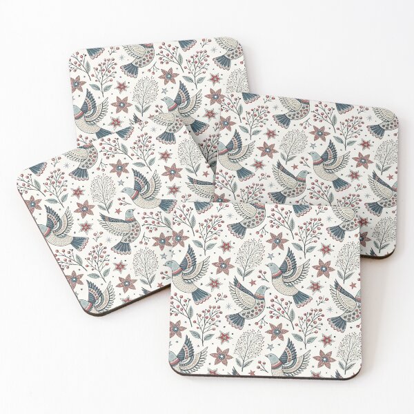Item preview, Folk Doves designed and sold by Shuga-Design.