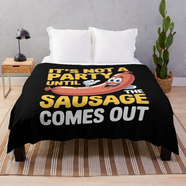 Item preview, It's Not a Party Until The Sausage Comes Out designed and sold by Jadiantukora.
