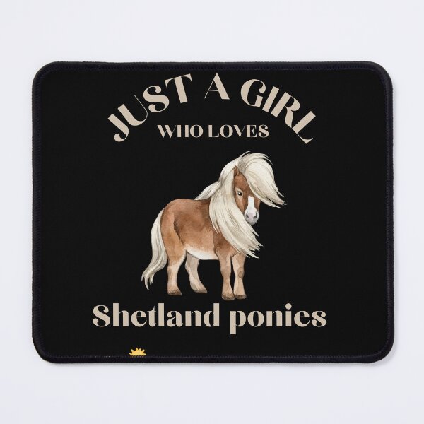 Item preview, Just a girl who loves Shetland ponies cute pony designed and sold by MegiSmile.