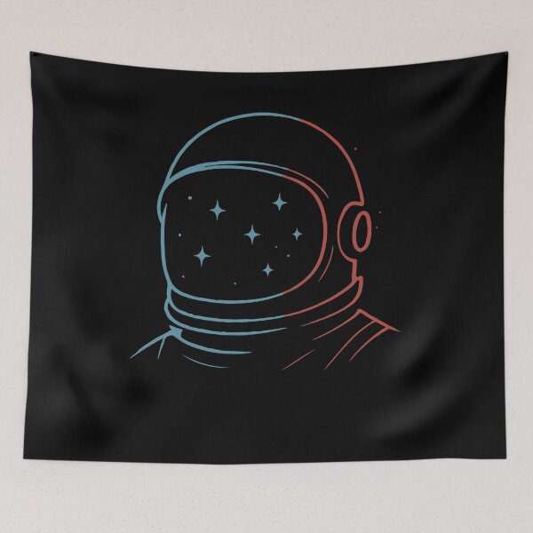 Item preview, Space Astronomy Stars Astronaut Helmet Universe designed and sold by LuminOrb.