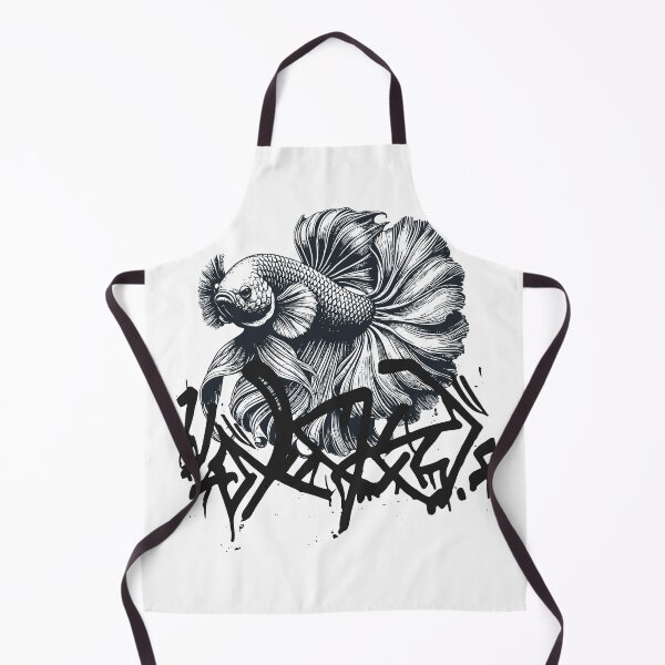 Item preview, Betta fish graffiti designed and sold by Desikhanna123.
