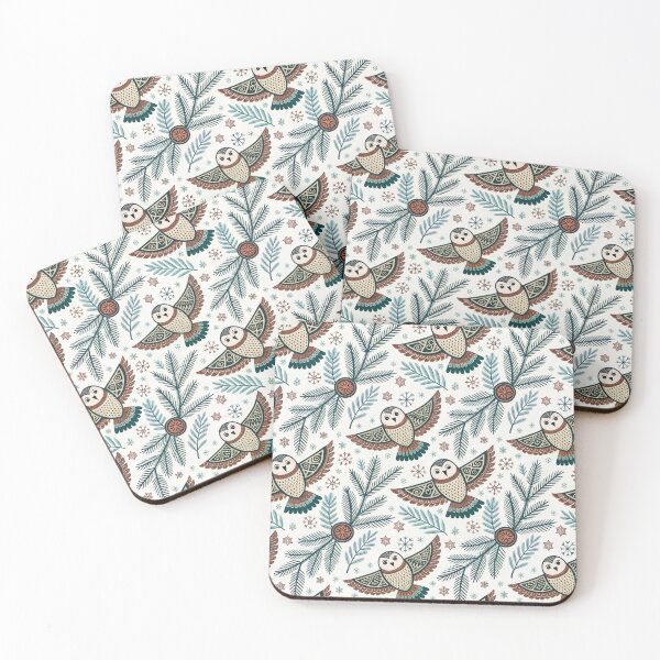 Item preview, Owls & Snowflakes designed and sold by Shuga-Design.