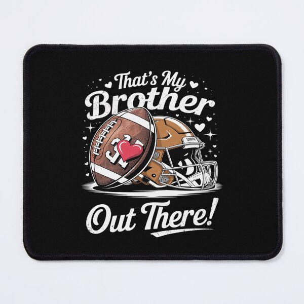 Item preview, Jersey Number 33 Football That's My Brother Out There designed and sold by Idarmotar.