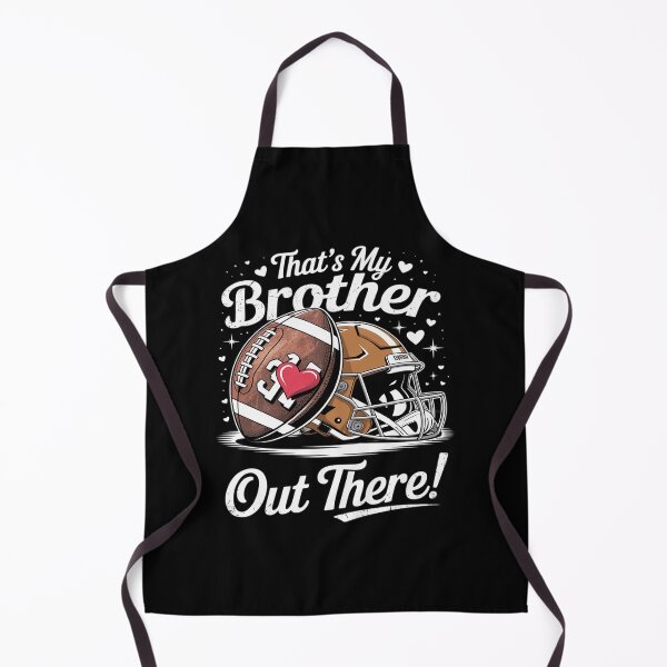 Item preview, Jersey Number 33 Football That's My Brother Out There designed and sold by Idarmotar.