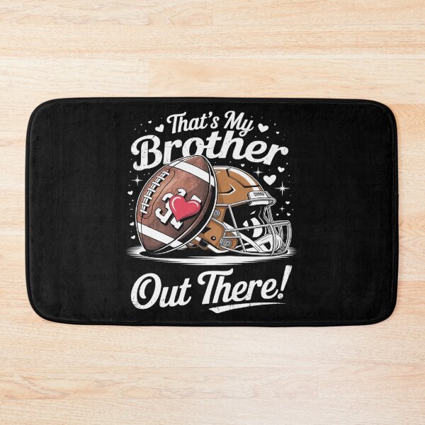 Item preview, Jersey Number 33 Football That's My Brother Out There designed and sold by Idarmotar.
