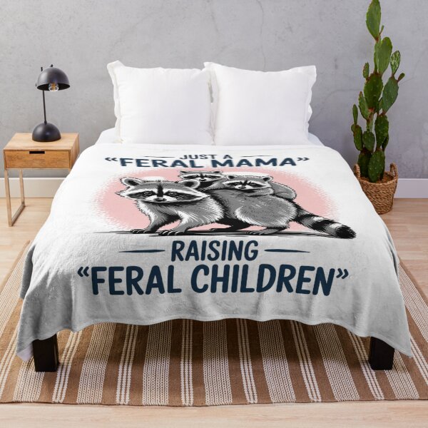 Item preview, Just A Feral Mama Raising Feral Children designed and sold by Idarmotar.