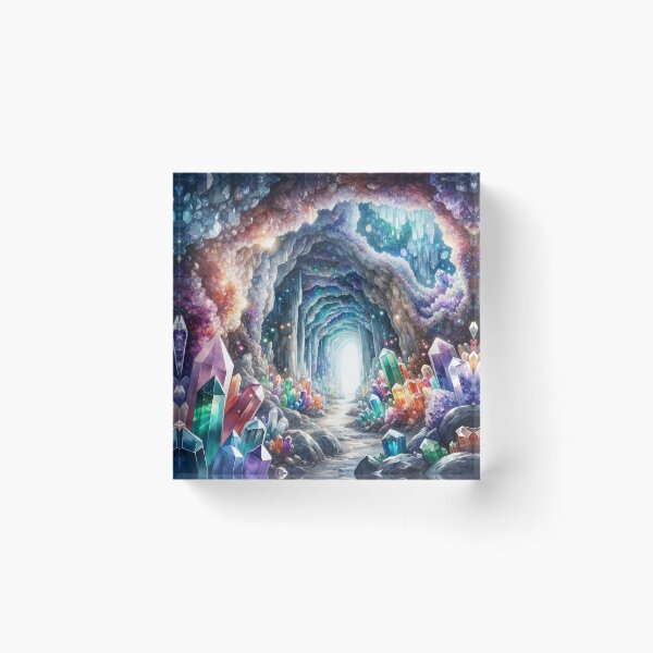 Item preview, Crystal Tunnel into the Inner Earth designed and sold by FriskyLemur.