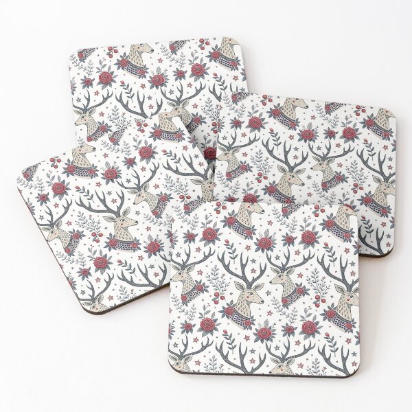 Item preview, Deer & Rosettes designed and sold by Shuga-Design.