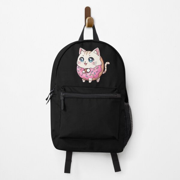 Item preview, Sweet Treat Kitty: Adorable Donut Cat Mascot with Pink Icing and Sprinkles designed and sold by bvdesignart.