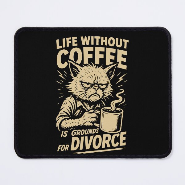 Item preview, Life Without Coffee Grounds For Divorce Design designed and sold by LuminOrb.