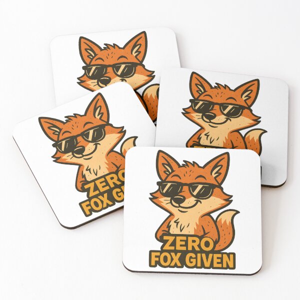 Item preview, Zero Fox Given – Funny Cool Fox Design designed and sold by VibeCircuit61.