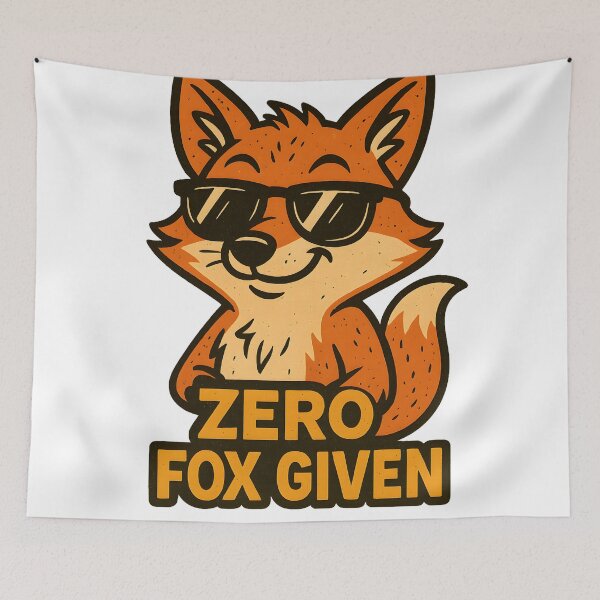Item preview, Zero Fox Given – Funny Cool Fox Design designed and sold by VibeCircuit61.