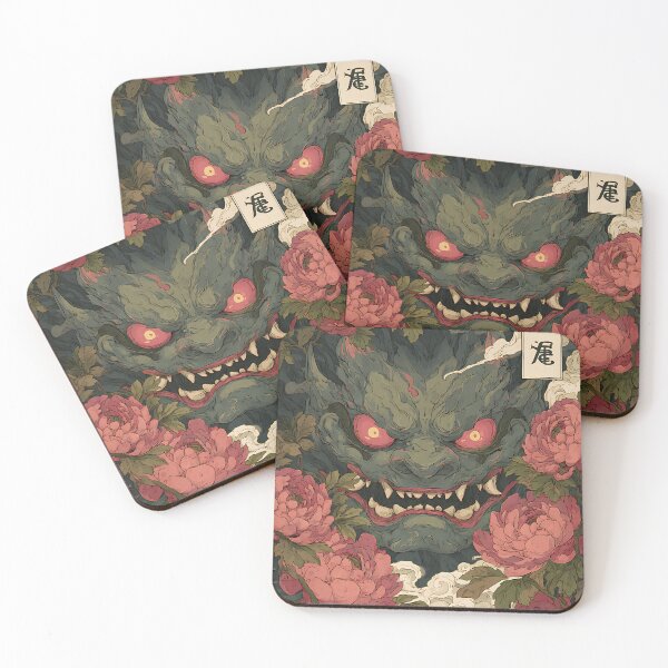 Item preview, The Fearsome Yokai Monster designed and sold by bapupa.