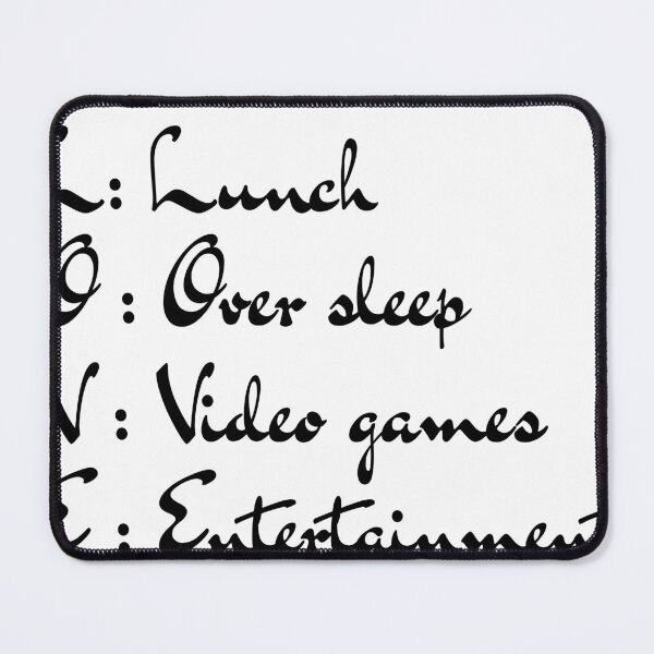 Item preview, LOVE Acronym — Funny Gamer and Lazy Lifestyle Quote, Lunch Oversleep Video Games Entertainment designed and sold by ParodyPixels ⭐⭐⭐⭐⭐(11k+).