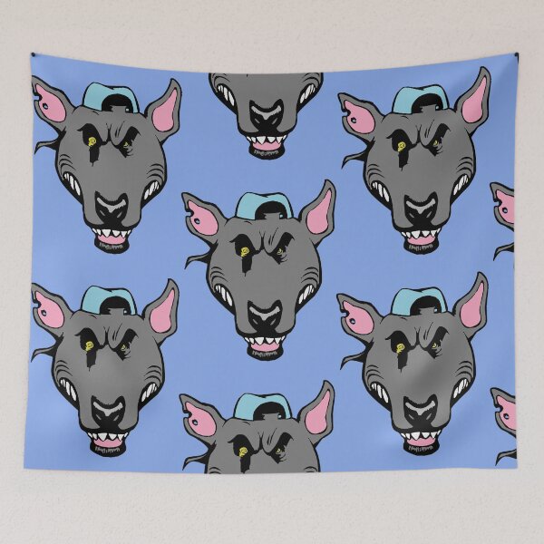 Item preview, Gray skate dog sketch designed and sold by KingPantherStor.
