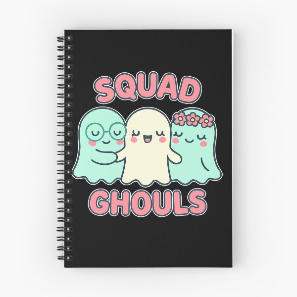 Item preview, Squad Ghouls Cute Ghost Friends Sticker - Kawaii Ghosts with Glasses and Flowers designed and sold by FestivityFinds.
