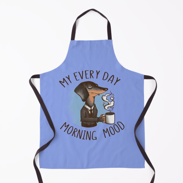 Item preview, Morning mood - dog with coffee designed and sold by KingPantherStor.
