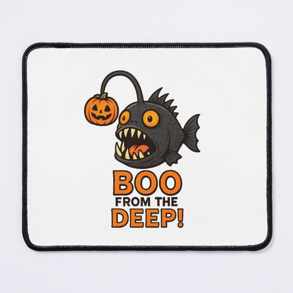 Item preview, Boo From The Deep Funny Anglerfish Halloween T-Shirt designed and sold by tara3amran.