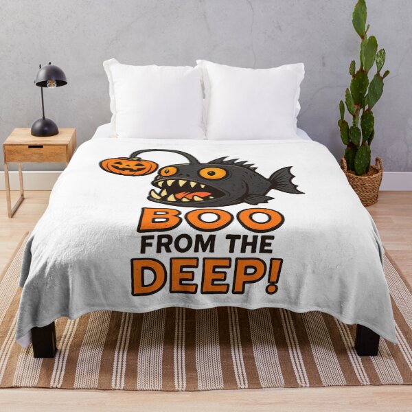Item preview, Boo From The Deep Funny Anglerfish Halloween T-Shirt designed and sold by tara3amran.