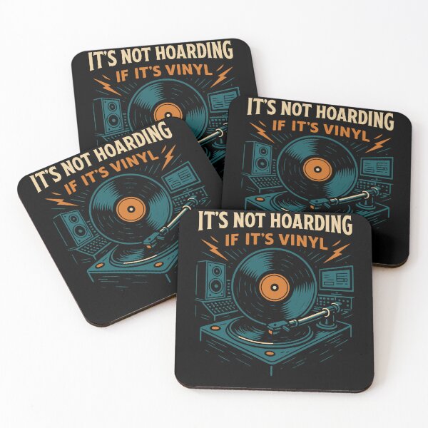 Item preview, It's Not Hoarding If It's Vinyl Music Lovers designed and sold by LuminOrb.
