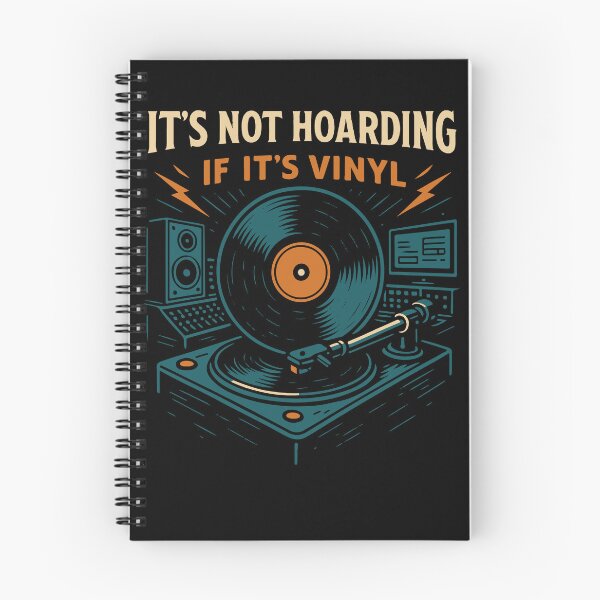 Aperçu de l'œuvre Ce n'est pas de la thésaurisation si ce sont des amateurs de musique vinyle créée et vendue par LuminOrb.