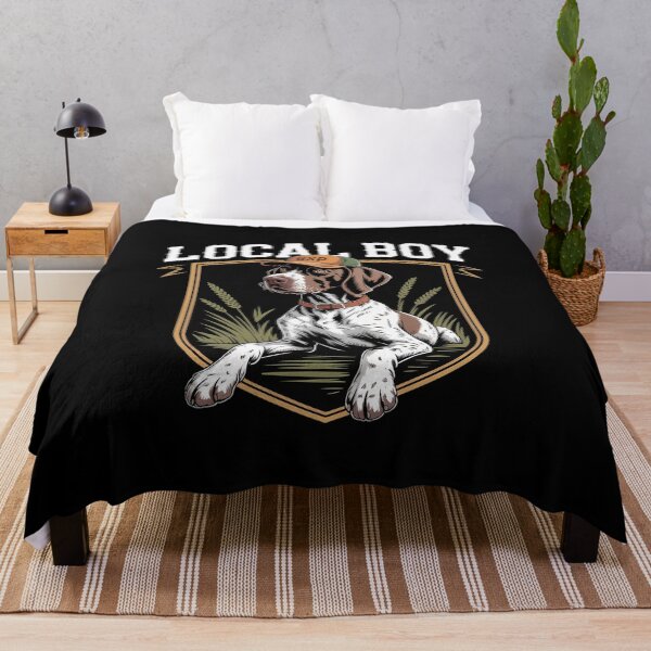 Item preview, Local Boy Black Hunting Dog Sunset Vintage for Hunters designed and sold by August4Laughs25.