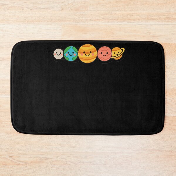 Item preview, Cute Kawaii Planets Smiling Space Universe Design designed and sold by LuminOrb.