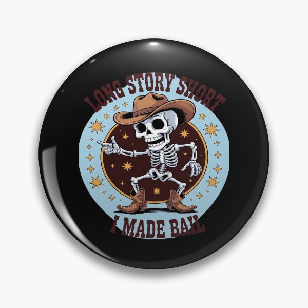 Item preview,   I MADE BAIL - Funny Sarcastic Skeleton designed and sold by August4Laughs25.