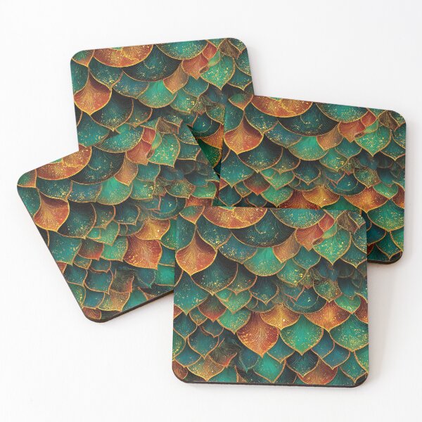 Item preview, Dragon Scale Pattern – Shiny Fantasy Design designed and sold by Meiersbeste.