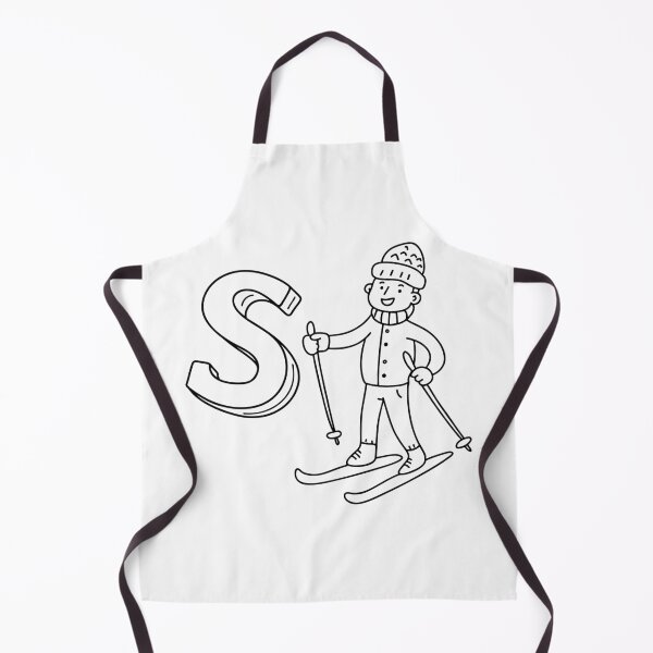 Item preview, An illustration of letter S stand for Ski designed and sold by rasagamastore.