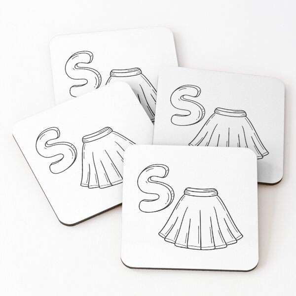 Item preview, An illustration of letter S stand for Skirt designed and sold by rasagamastore.