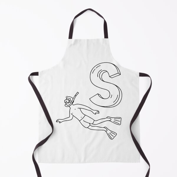 Item preview, An illustration of letter S stand for Snorkelling designed and sold by rasagamastore.