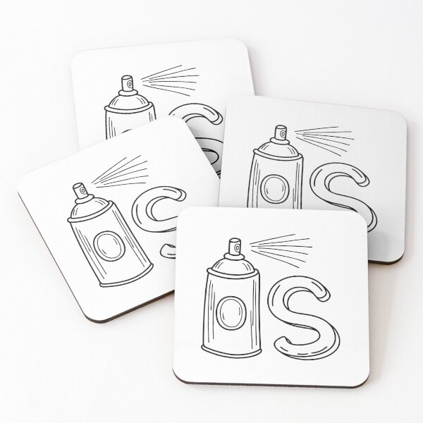 Item preview, An illustration of letter S stand for Spray paint designed and sold by rasagamastore.