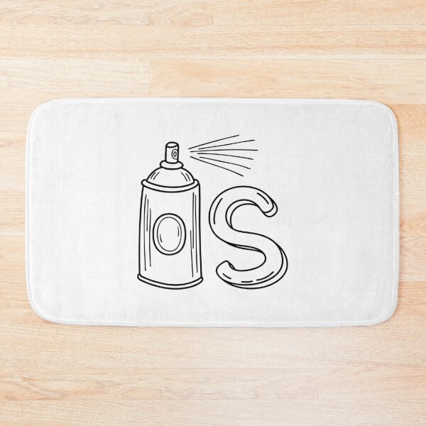 Item preview, An illustration of letter S stand for Spray paint designed and sold by rasagamastore.