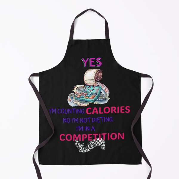Item preview, Counting Calories" Competition Humour designed and sold by ArtisticDesignsbyLinda.