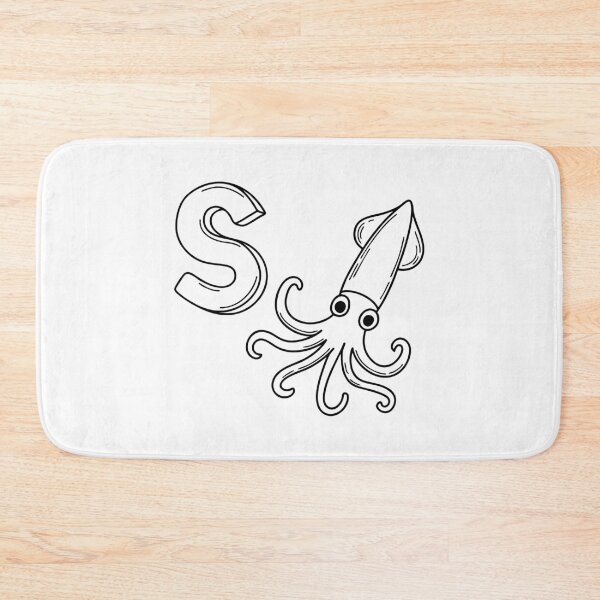 Item preview, An illustration of letter S stand for Squid designed and sold by rasagamastore.