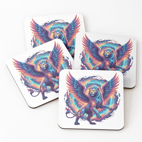 Item preview, Cosmic Lion – Wings of the Stars designed and sold by ValeronPrints.