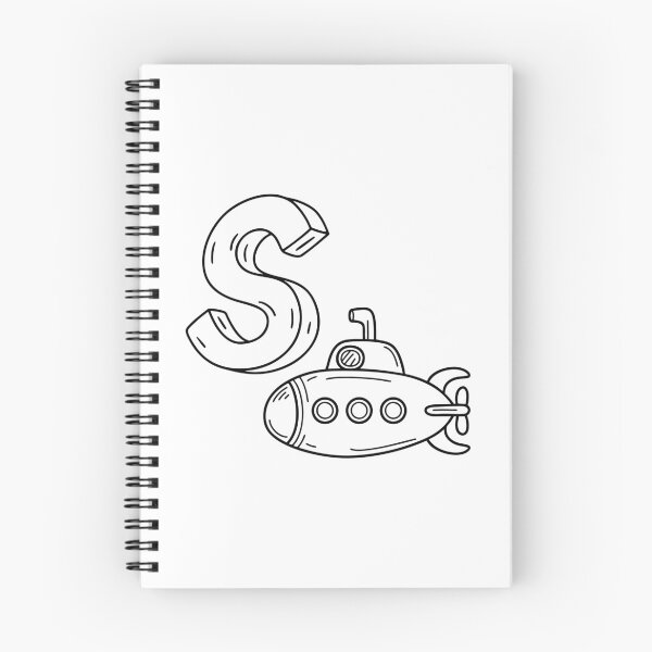Item preview, An illustration of letter S stand for Submarine designed and sold by rasagamastore.